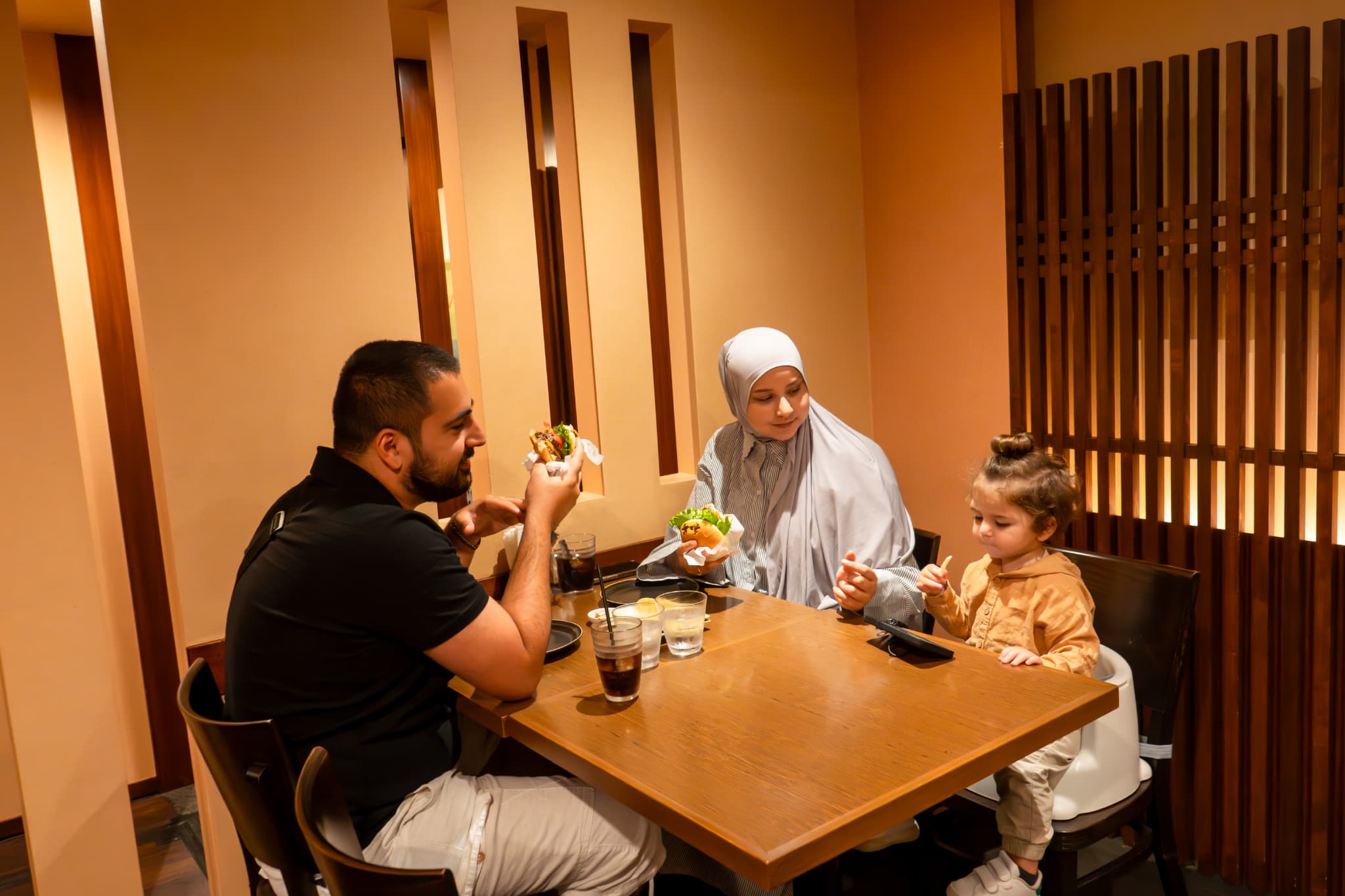 Halal Wagyu Morning Burger · Higashi-Ginza guests